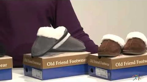 Old Friend Womens Montana Scuff Slippers  - Product Review Video