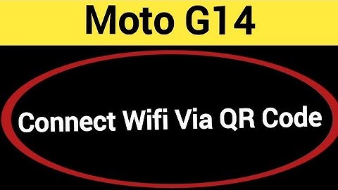How to connect WiFi via QR code, Moto G14 me Bina password ke Wi Fi connect kaise karen