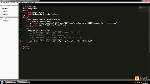 PHP para iniciantes - Manipulação de strings