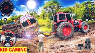 Real Tractor Pulling Simulator: Offroad City Mod | Offroad Gameplay video screenshot 5