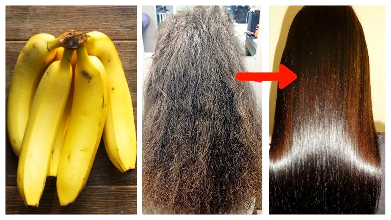 Banana Hair mask for shiny and smooth hair YouTube