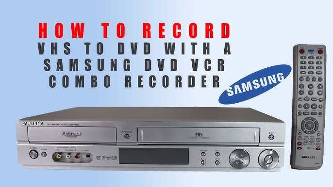 GoVideo VR3845 VCR/DVD Dual Recorder VHS to DVD Transfer Device System