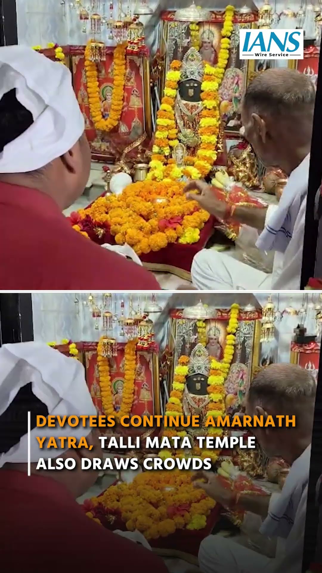 Devotees continue Amarnath Yatra, Talli Mata Temple also draws crowds