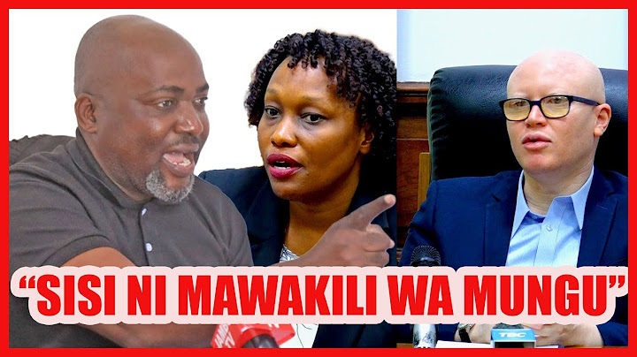 MWABUKUSI ;  "MTU AKINYONGWA WOTE TURIZIKE ILIKUWA ADHABU YAKE STAHIKI SISI NI MAWAKILI WA MUNGU"