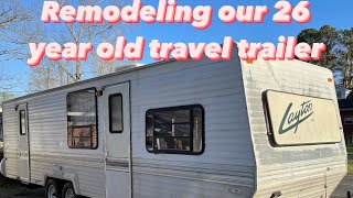 Remodeling Our 26 Year Old Travel Trailer