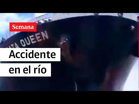 Buque panameño se accidentó en el puerto de Barranquilla | Videos Semana