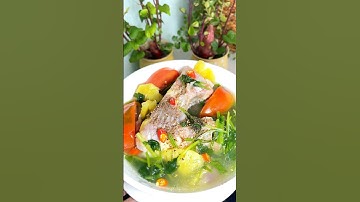 Canh cá diêu hồng nấu ngót siêu ngon/Mup Mip #shorts #short