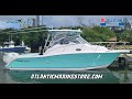 32 pro line express repowered with twin 300hp suzuki outboards by atlantic marine store