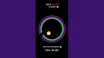 Ding Dong Escape #animation #satisfying #shapes #colors #shorts #fun #adhd #physics #simulation