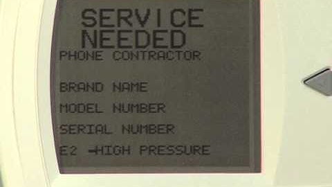 Carrier/Bryant - DXM2 Unit Fault Code 2 - High Pressure