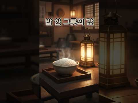 ＆º밥 한 그릇의 값 llº #차한잔야담#조선시대야담