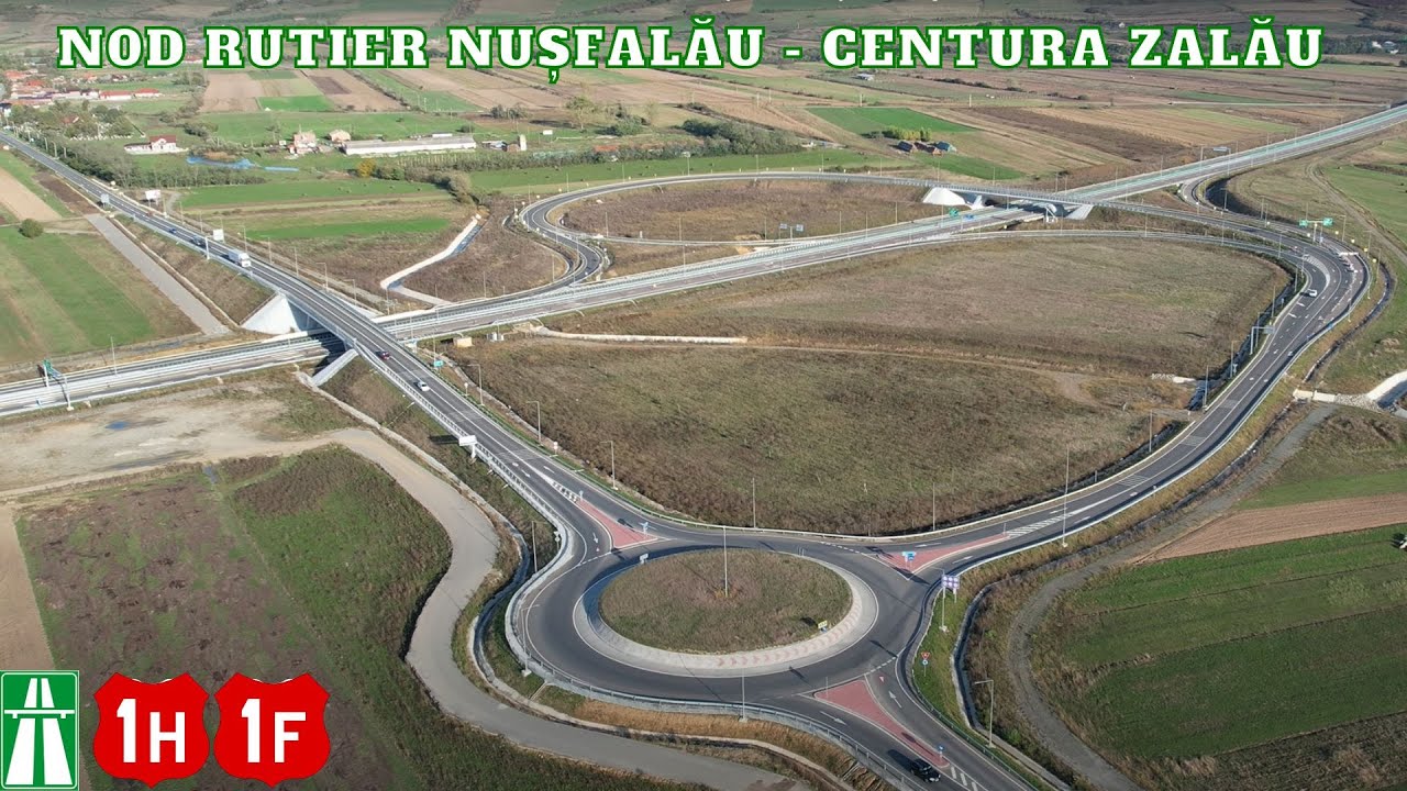 De la nod rutier Nușfalău A3 Autostrada Transilvania pe DN1H și DN1F până la Centura Zalău Lot1