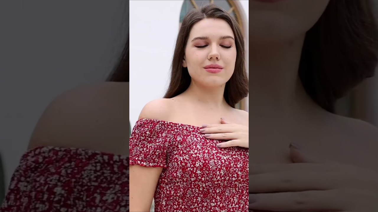 Floerns Red Floral Dress