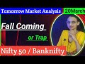 Tomorrow Market Prediction | Nifty / Banknifty Analysis #stockmarket #intraday