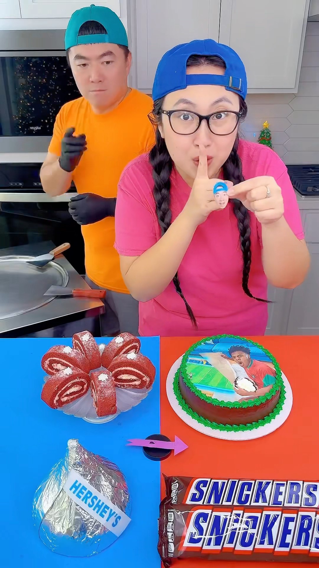 IShowSpeed cake vs egg ice cream challenge!? #funny by Ethan Funny Family