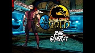 Mortal Kombat Gold (Dreamcast) - Reiko Gameplay (Bio/Ending en