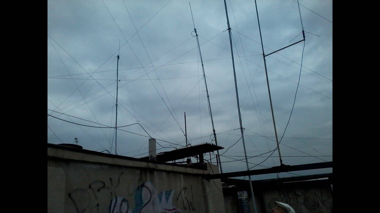 Установка активного молниеотвода для 10-ти метровой мачты на крыше 20 ...