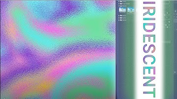 Photoshop Pattern Tutorial: Iridescent Metallic Foil Effect
