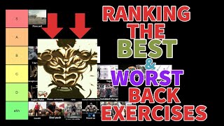 BACK DAY EXERCISES RANKED FROM BEST TO WORST...(DEMON BACK EXERCISES)