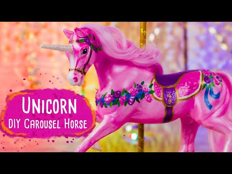 Creating a DIY Unicorn Carousel Horse! 🎠 | Breyer Model Horses x @MyFroggyStuff