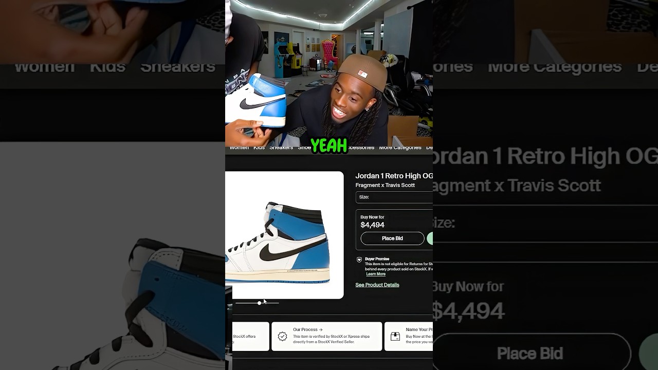 A Fan Sent Kai Cenat $5,000 Shoes Then Gave Them To Chrisnextdoor…🤣😂