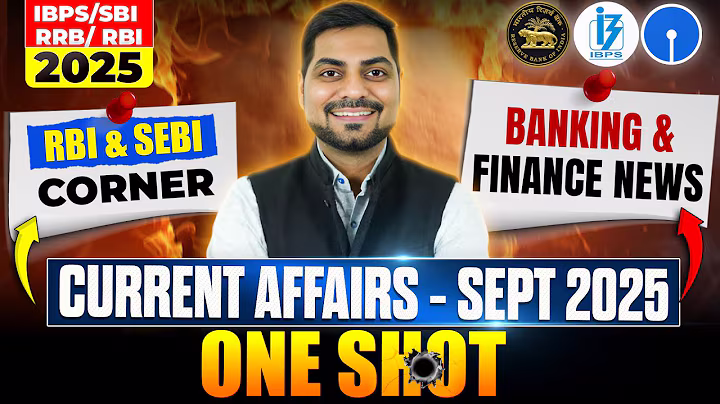 RBI Circulars,Banking & Finance Current Affairs September 2025 | IBPS PO Mains & IBPS/SBI Clerk 2025