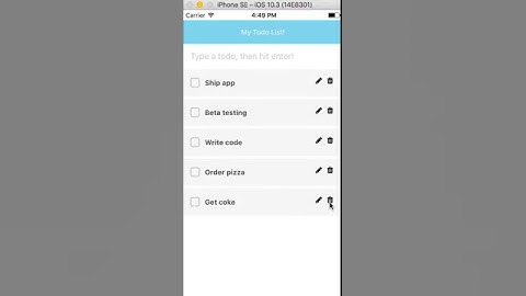 Todo-list app v0.2