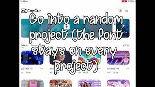 How to download fonts directly from dafont to capcut || my first tut || no other apps needed!!! screenshot 4