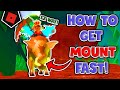 HOW TO GET THE FREE MOUNT FAST ON WORLD ZERO | Roblox World Zero