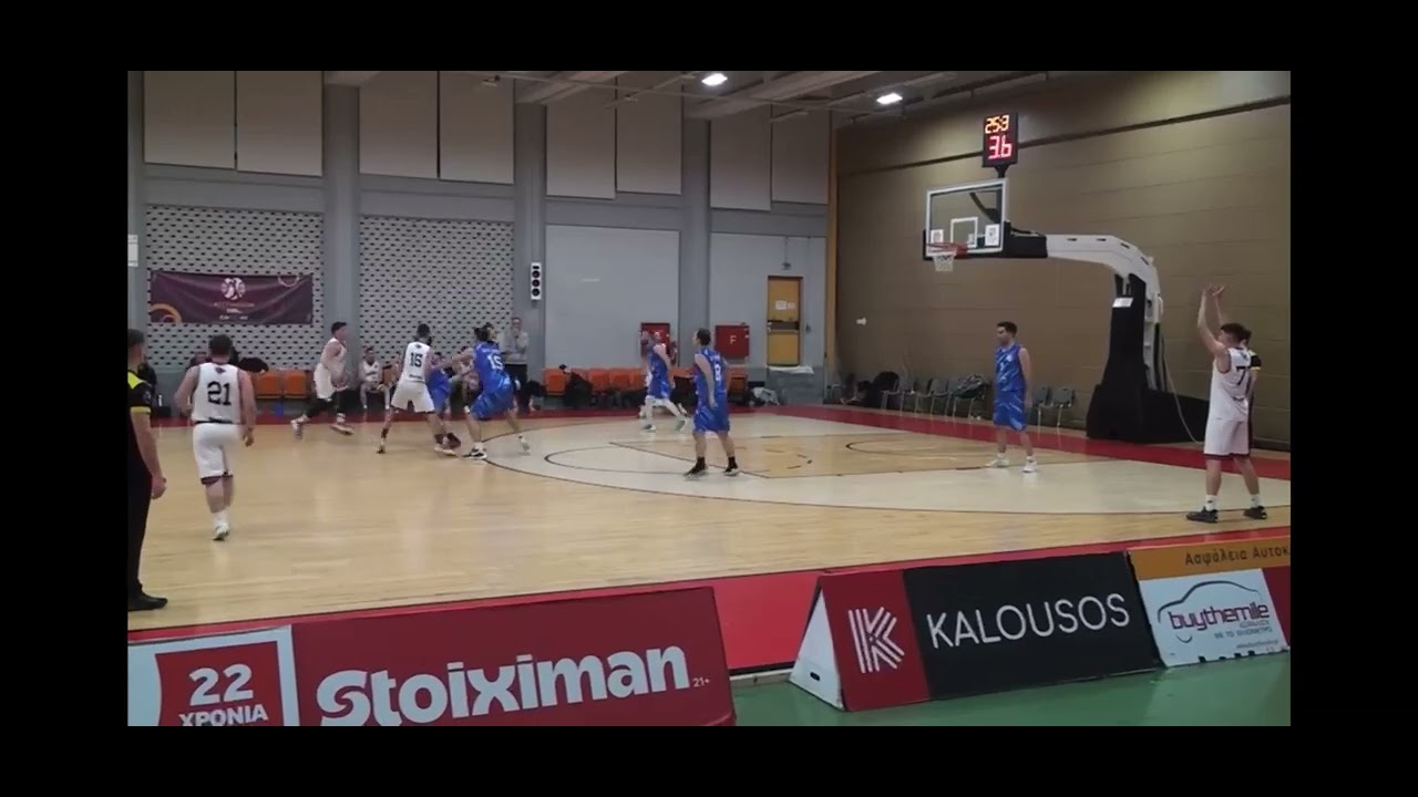 ΤO BUZZER BEATER ΤΟΥ ΝΙΚΟΛΟΠΟΥΛΟΥ ΚΟΝΤΡΑ ΣΤΗΝ ΓΛΥΦΑΔΑ