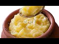 Making of ghee clarified butter  home made  paris priyas recipe