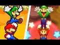 Mario & Luigi: Superstar Saga 3DS - All Bros. Attacks Comparison (3DS vs Original)