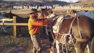 Colorado Outfitters - Saddling Pack Stock and Basic Packing Skills