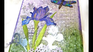 #ShimmeryArt -  Iris Canvas