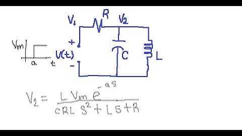transformada de laplace parte 1 aplicacion a un circuito RLC