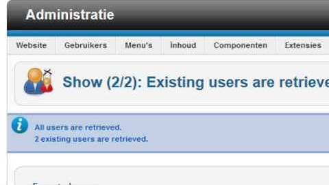 exporteren en importeren van gebruikers in joomla