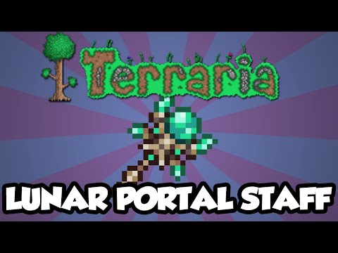 Best Terraria 1.3 Weapons - The 'Lunar Portal Staff' -  Best Summoner Weapons 1.3 Update