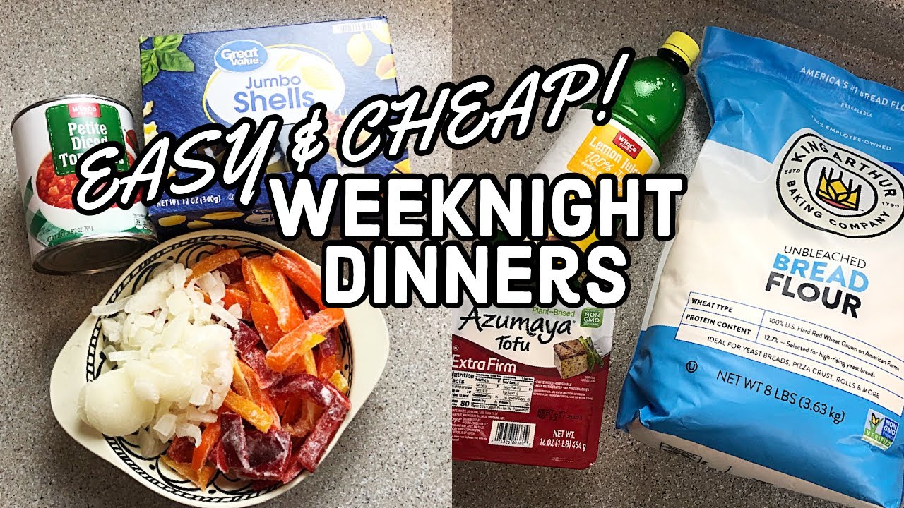 EASY AND CHEAP DINNER IDEAS | 15 Minute Weeknight Dinners - YouTube