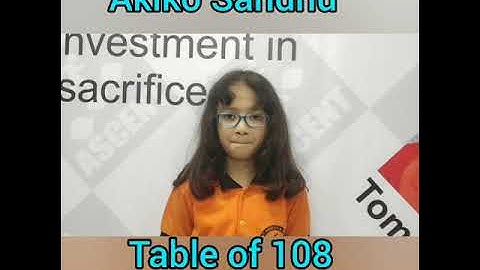 Triple digit tables by Akiko Sandhu by photo visualisation till 50 times. Ascentabacusdemo#287