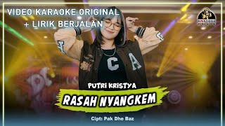Karaoke Rasah Nyangkem  Putri Kristya   Karaoke Original  Lirik Berjalan