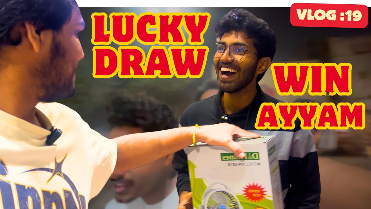 Lucky draw win ayya 😱😱 