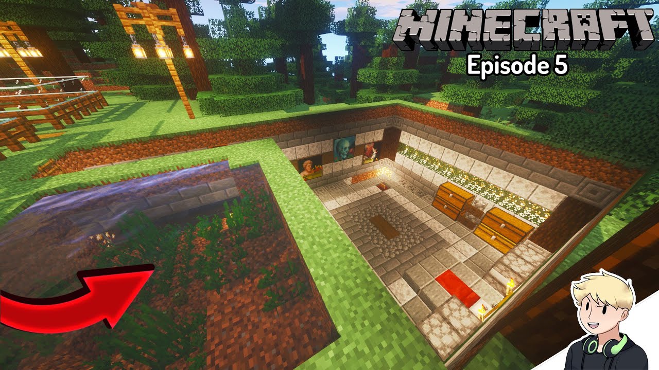 I Built a Secret LAGOON BASE in Minecraft! (#5)