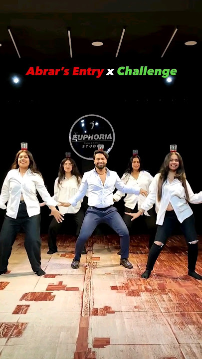 Abrar's Entry Dance Challenge 🍷 | Jamal Jamaloo | DC : Sonu Joseph | The Euphoria Studio #dance