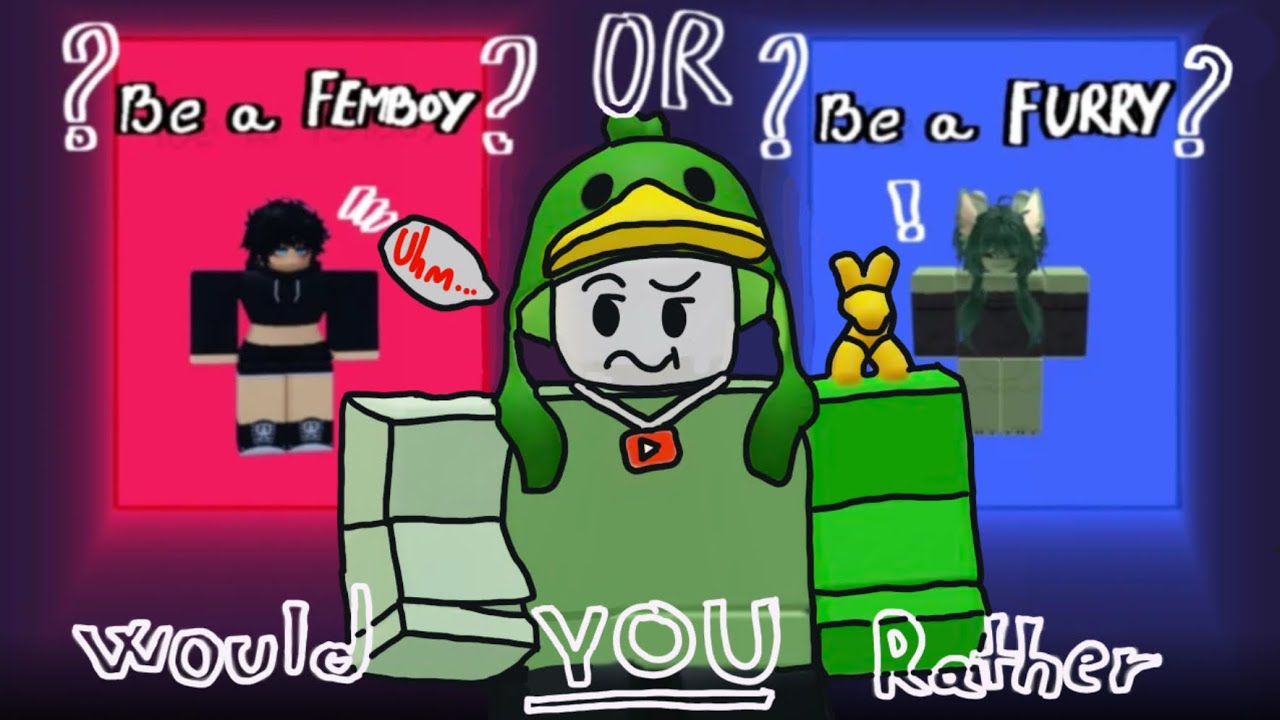 i dont wanna choose between these… | roblox: would you rather but it actually happen