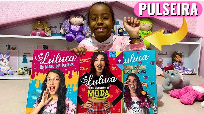 Luluca - No mundo da moda + Cartela de adesivos Transfer