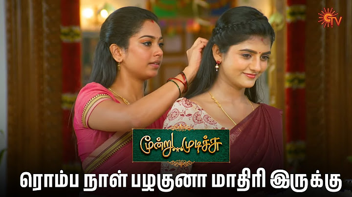 பூ விக்கிற ஆளுன்னு நெனச்சியா? இவ என்னோட Wife நந்தினி | Moondru Mudichu - Semma Scenes | 16 June 2025