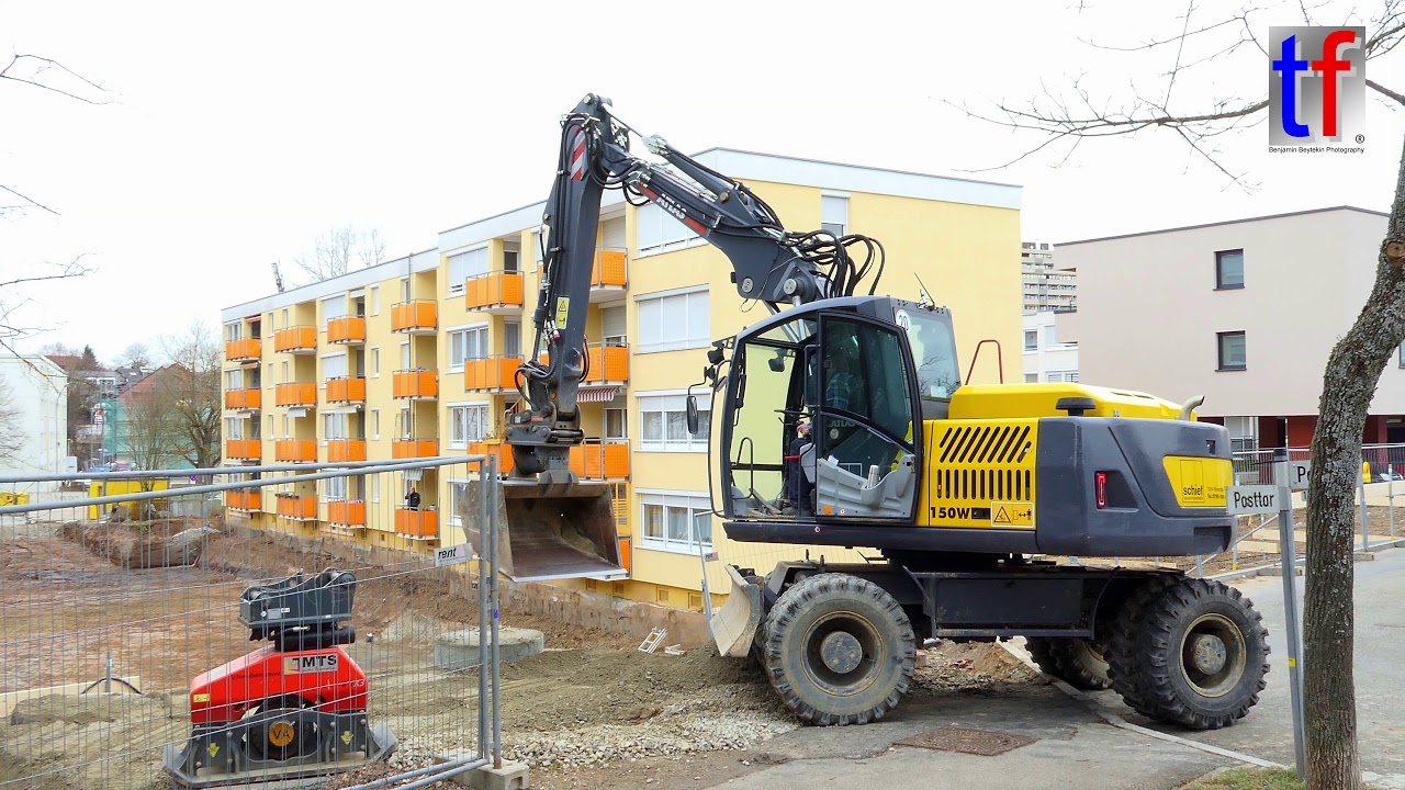 **NEW** ATLAS 150W Mobile Excavator / Mobilbagger, Winnenden, Germany, 2018.