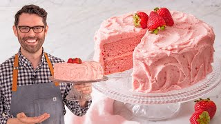 Easy Strawberry Cake Recipe screenshot 4