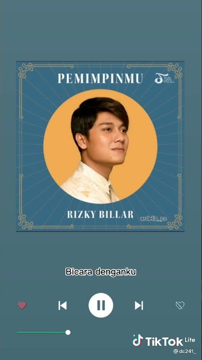 Rizky Billar – PEMIMPINMU, story WA😊subscribe YA plis😊