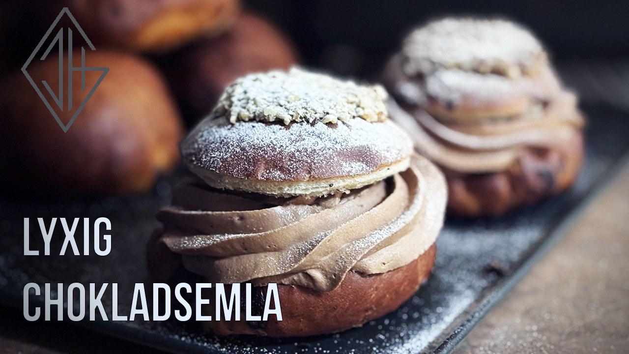 Så Gör du Lyxiga Chokladsemlor med Gianduja & Hasselnötter